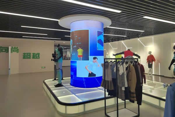 佛山市某品牌體驗店 - 弧形、圓柱LED顯示屏